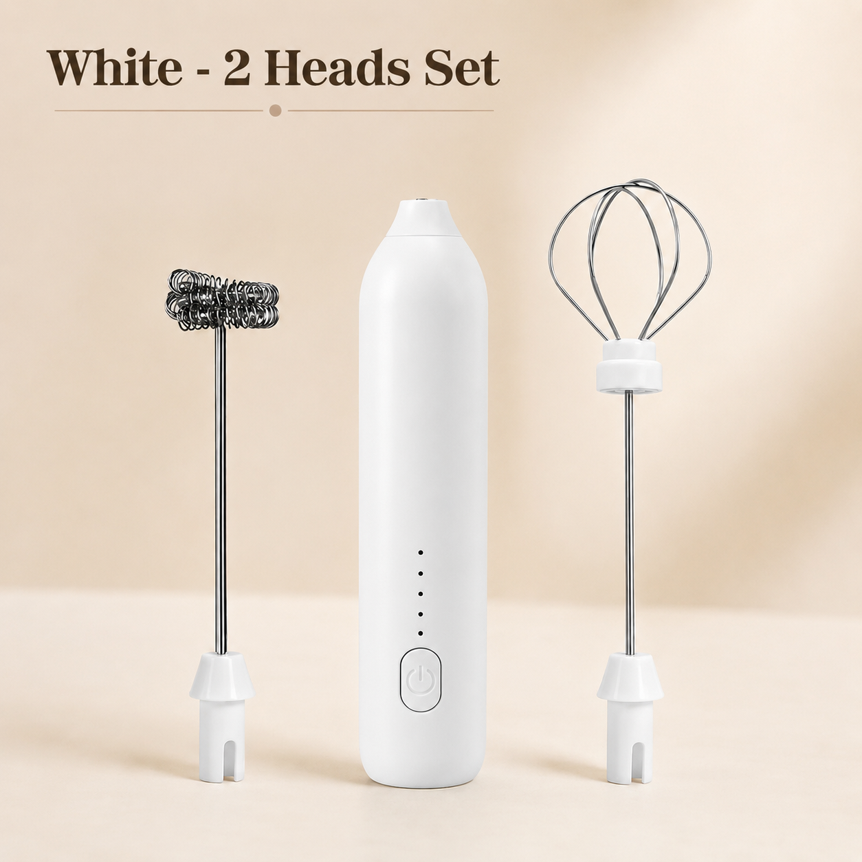 USB Rechargeable Milk Frother & Egg Beater – Handheld Foam Maker