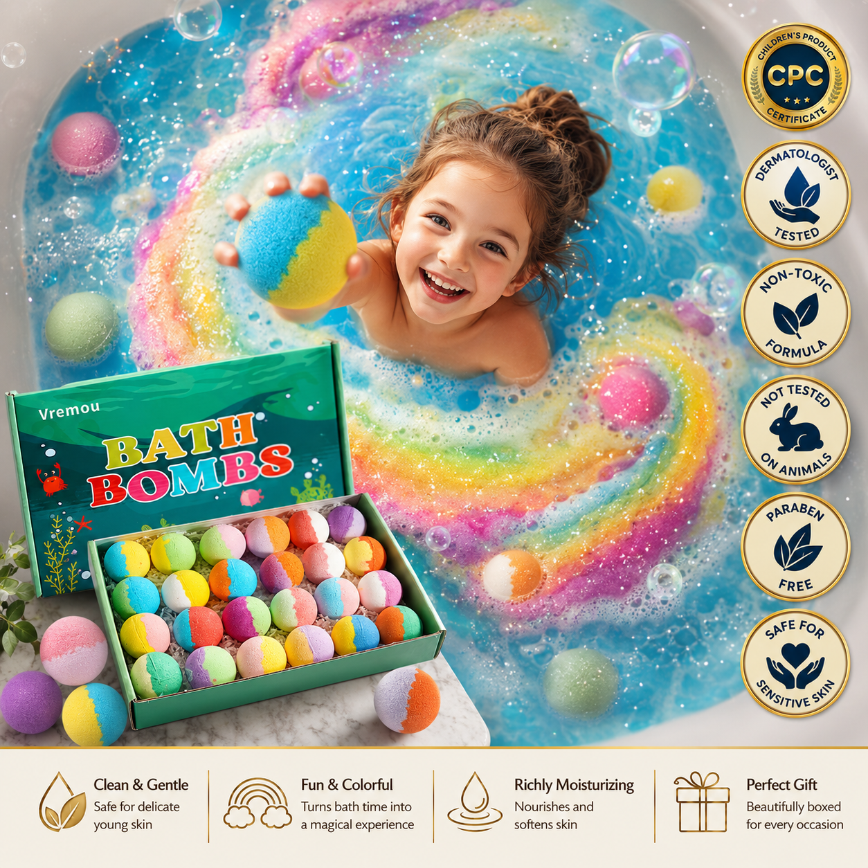 Bath Bombs for Kids