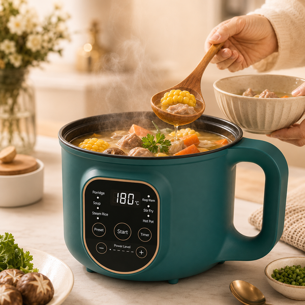 Electric Hot Pot Multicooker - Rice & Steamer