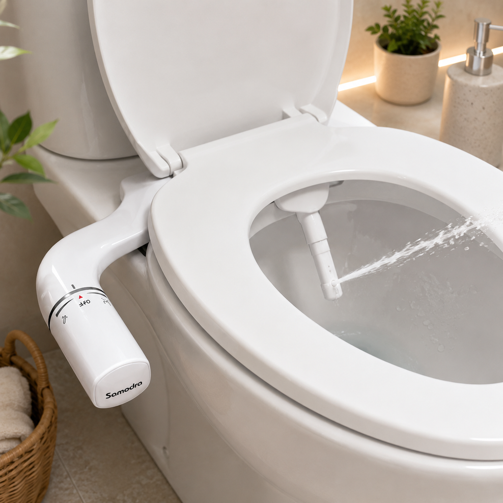 Ultra-Slim Bidet - Dual Nozzle Attachment