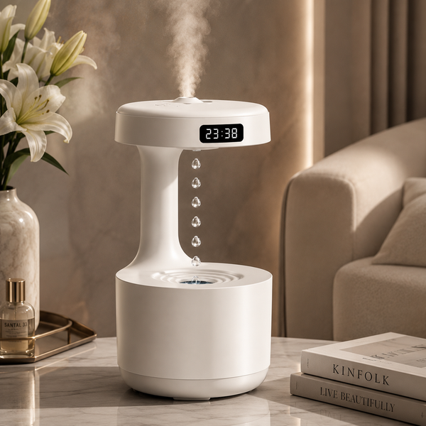Floating Ultrasonic Cool Mist Humidifier with LED Light