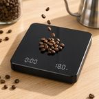 Digital Coffee Scale With Timer, 3kg USB-C Rechargeable Espresso Scale With 0.1g Precision, LED Display And Tare Function