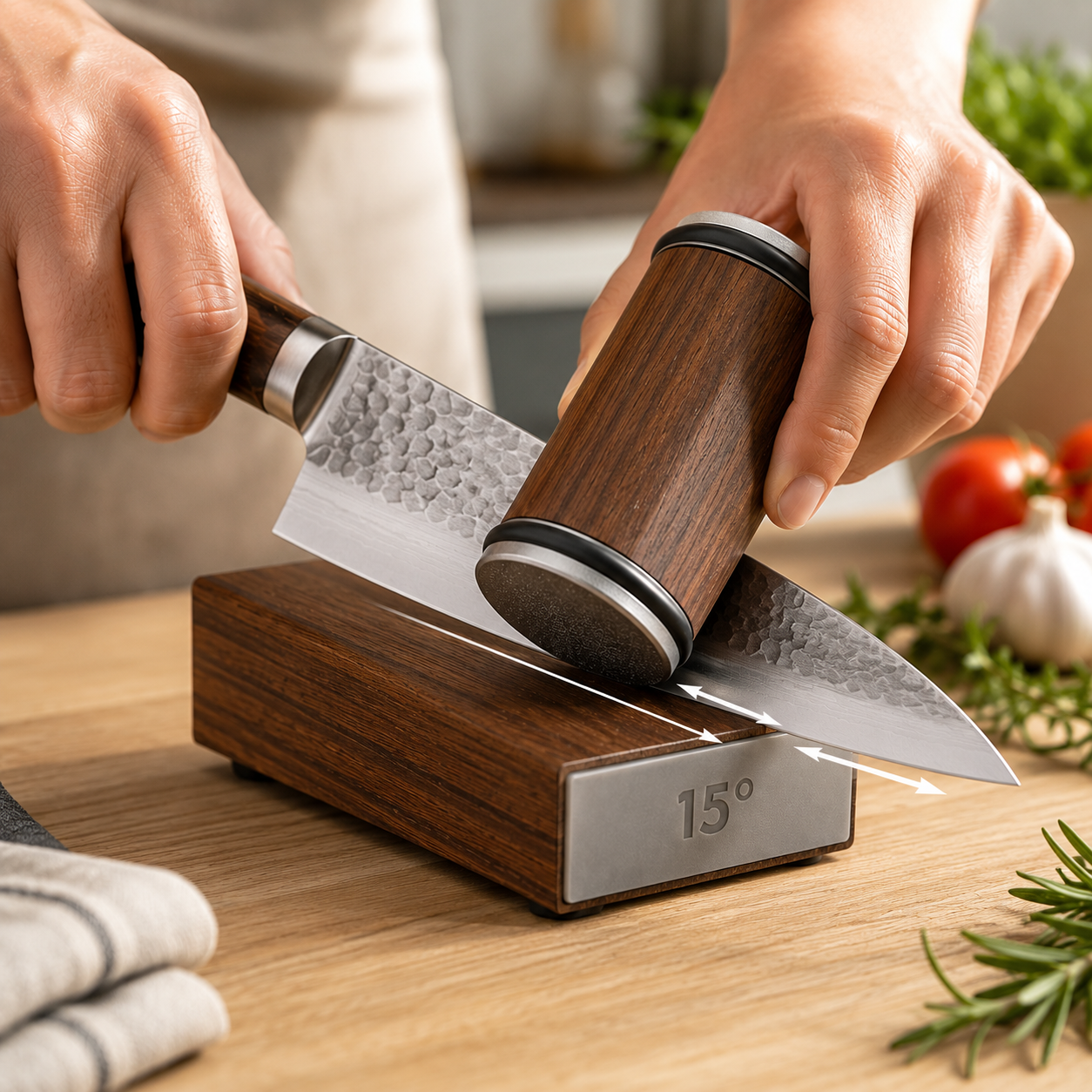 Rolling Knife Sharpener - Magnetic Holder Kit