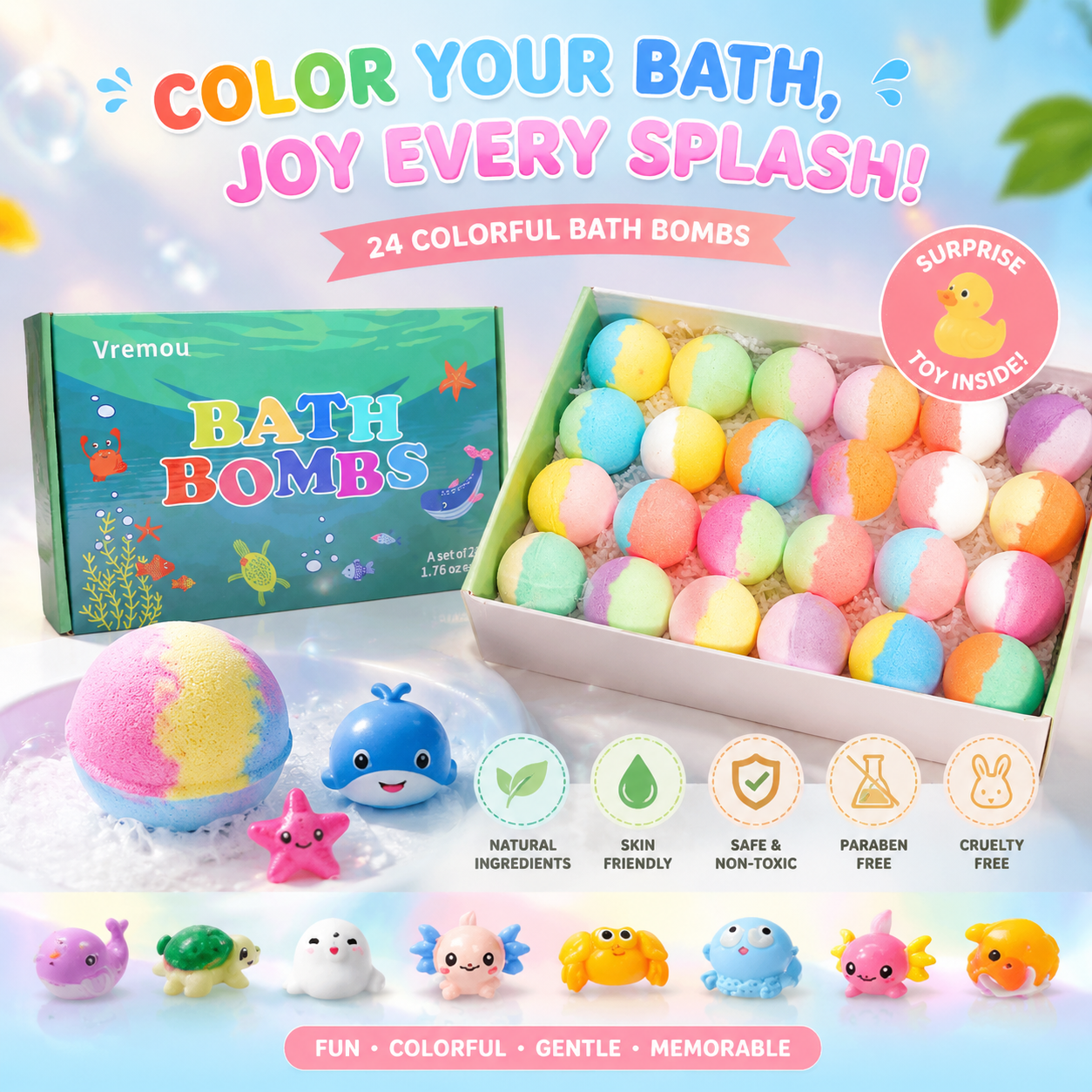 Bath Bombs for Kids
