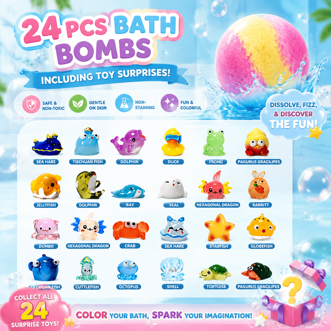 Bath Bombs for Kids
