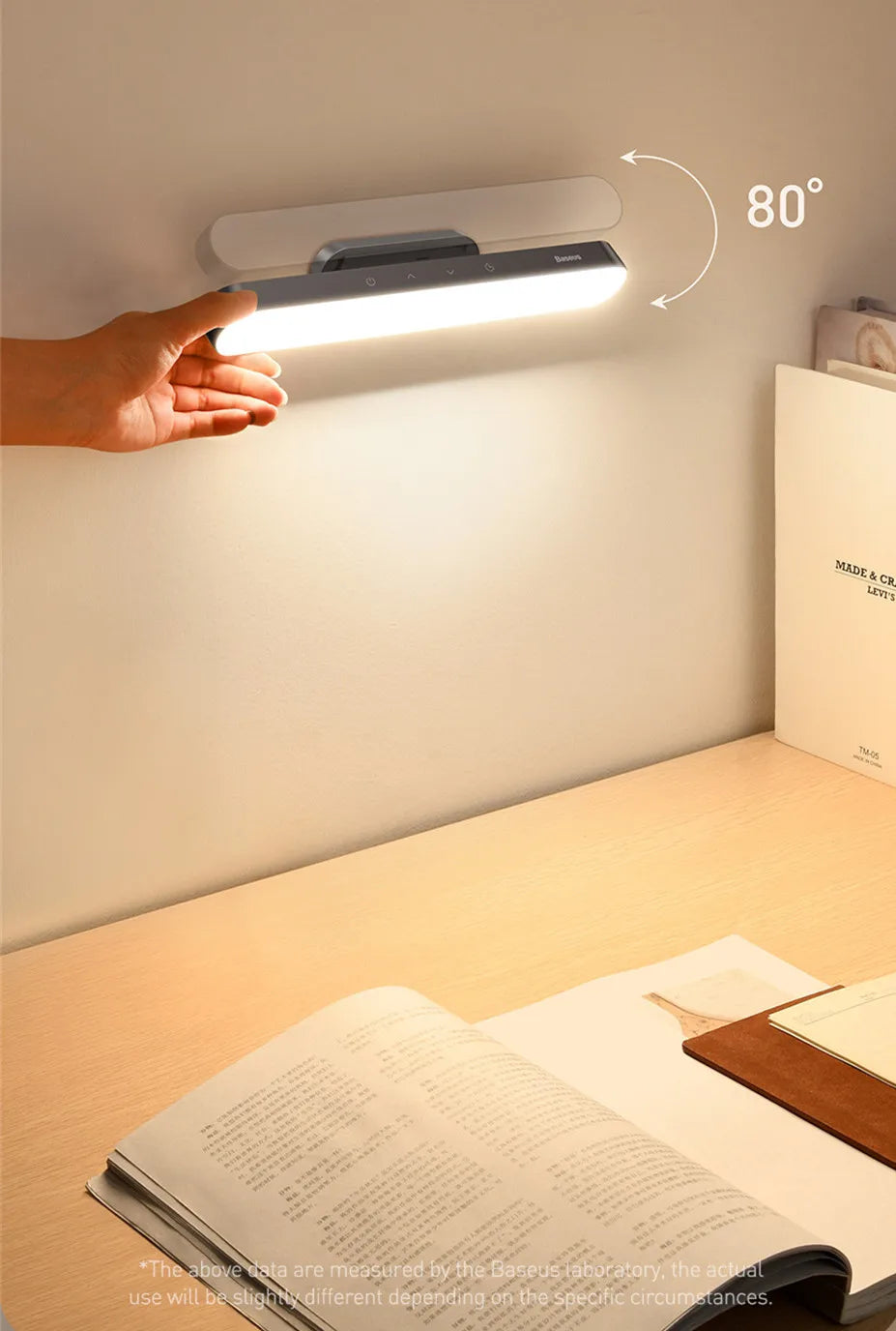 Baseus Magnetic LED Desk Lamp - Rechargeable Cabinet Light