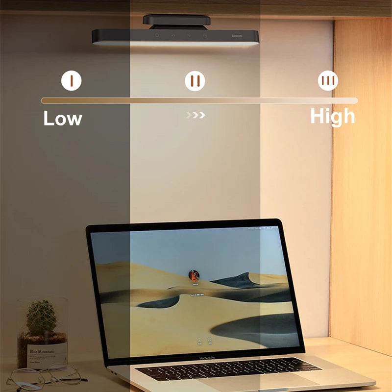 Baseus Magnetic LED Desk Lamp - Rechargeable Cabinet Light