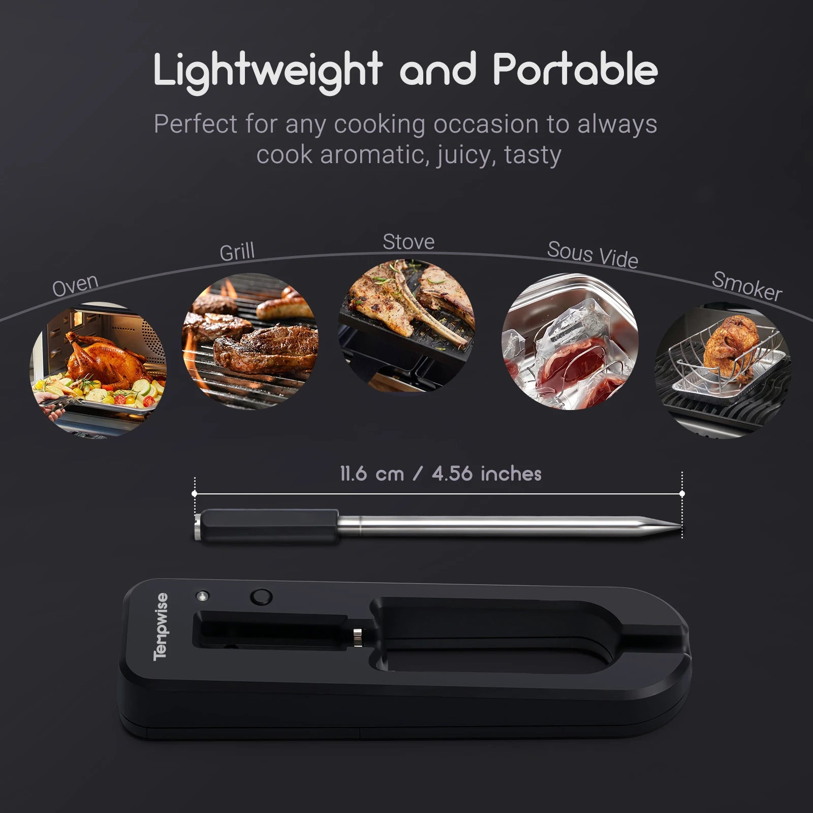 Wireless Bluetooth Meat Thermometer - BBQ & Oven