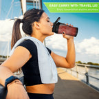 Portable Blender, 360W Personal Smoothie Blender with 6000mAh Battery and Anti-Jam Bidirectional Blades