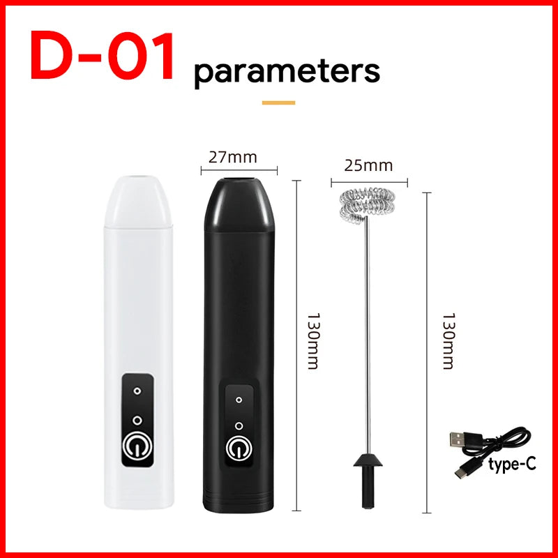 USB Rechargeable Milk Frother & Egg Beater