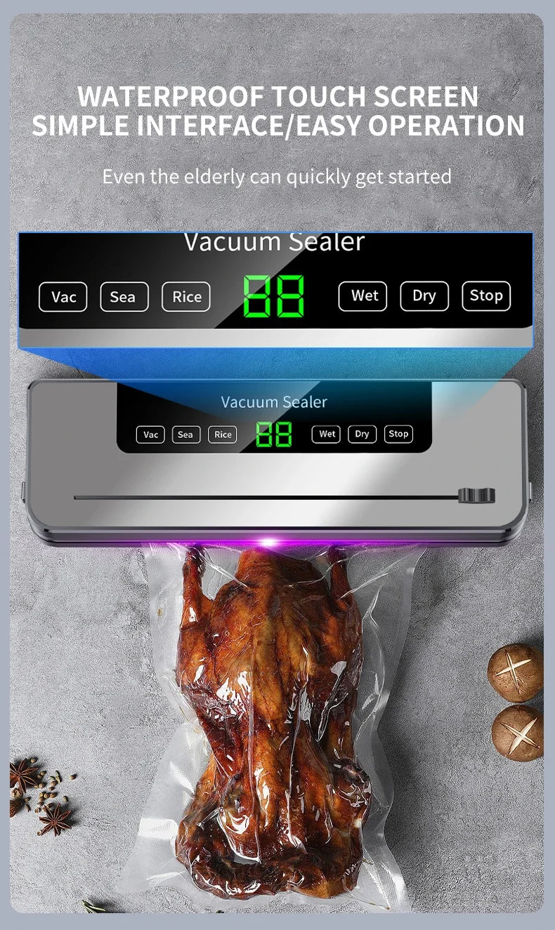 Automatic Vacuum Sealer - Dry/Wet Food Storage