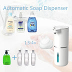 Automatic Touchless Foam and Liquid Soap Dispenser, USB Rechargeable Infrared Sensor Dispenser for Bathroom and Kitchen