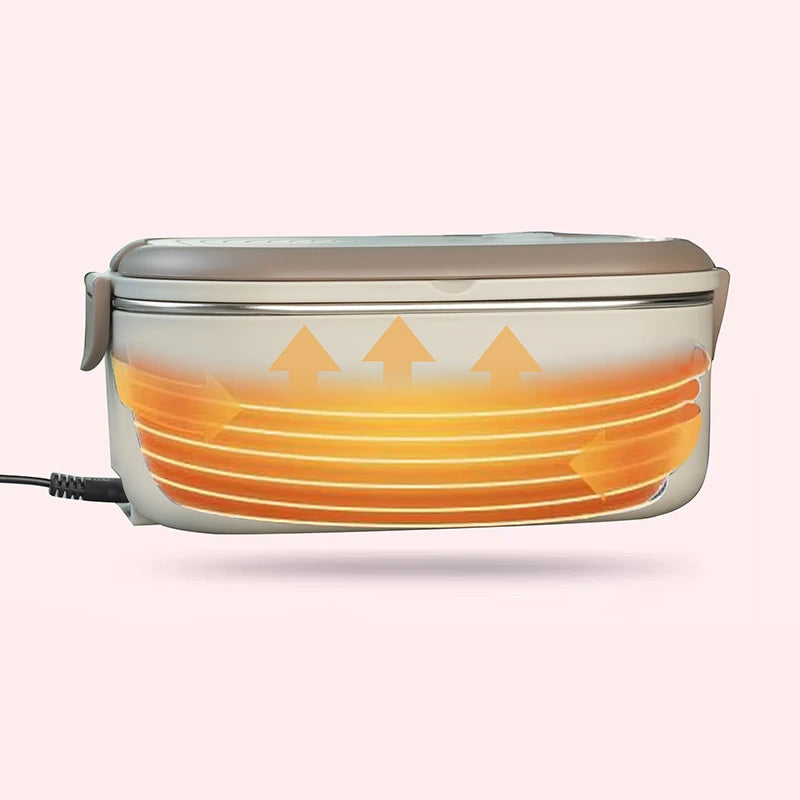 1L Electric Lunch Box - Stainless Steel Food Warmer