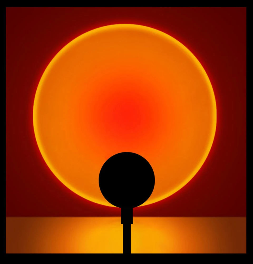 LED Sunset Projector Lamp - USB Mood Light