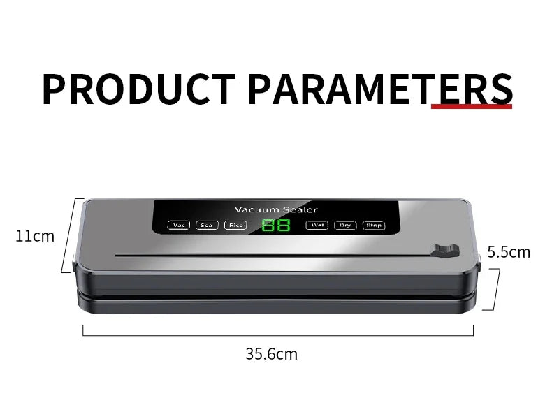 Automatic Vacuum Sealer - Dry/Wet Food Storage