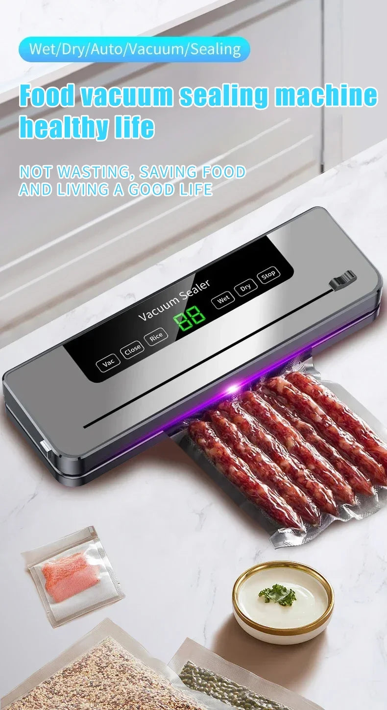 Automatic Vacuum Sealer - Dry/Wet Food Storage