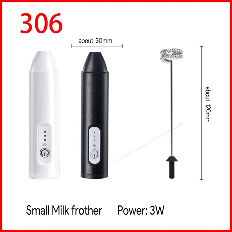 USB Rechargeable Milk Frother & Egg Beater