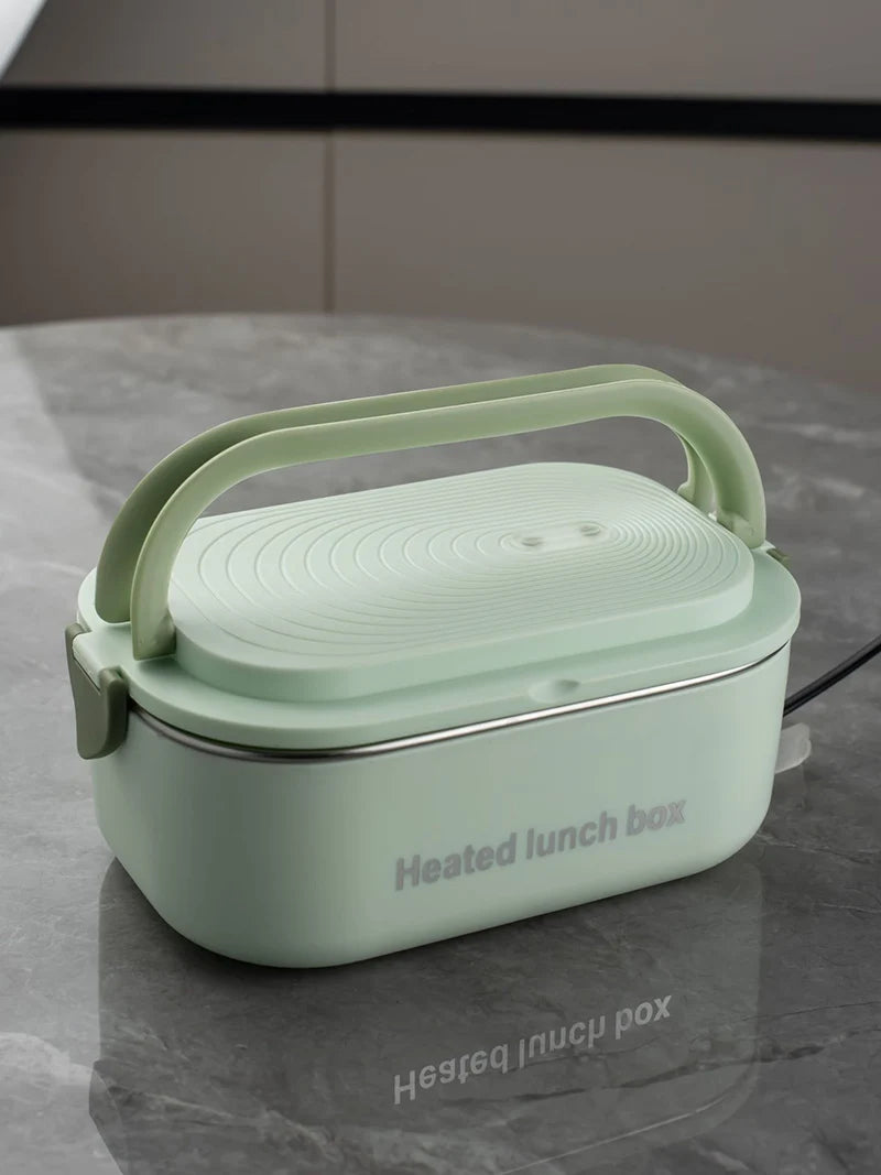1L Electric Lunch Box - Stainless Steel Food Warmer