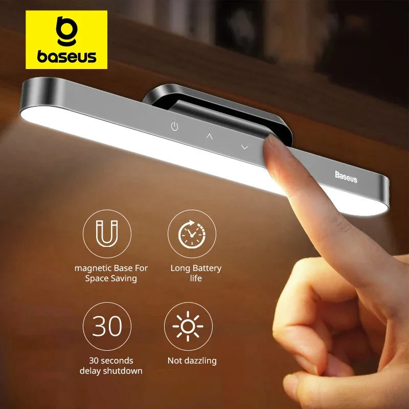 Baseus Magnetic LED Desk Lamp - Rechargeable Cabinet Light