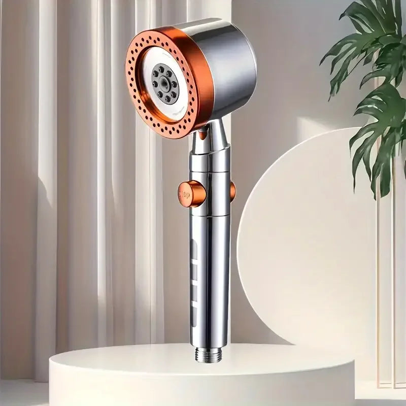 High Pressure Filter Shower Head – 5 Modes, One-Button Stop