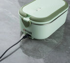 1L Electric Heated Lunch Box, 110V 18W Stainless Steel Food Warmer with Canada-Compatible Plug and 60–65°C Constant Heating