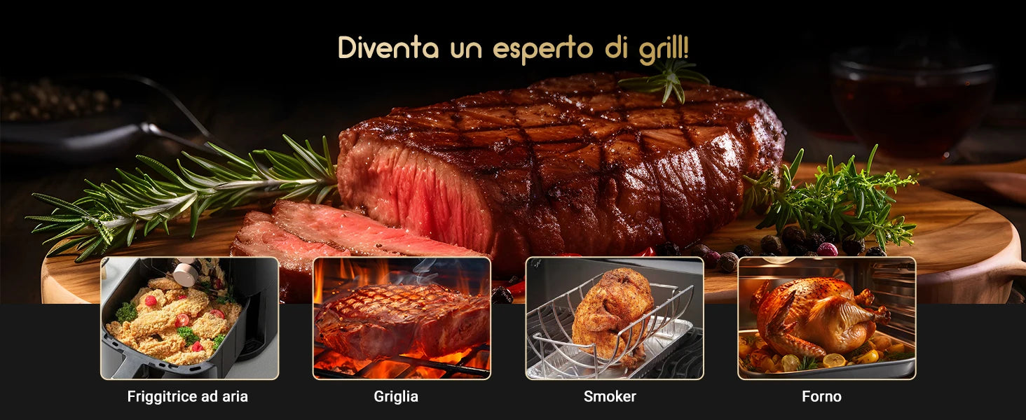 Wireless Bluetooth Meat Thermometer - BBQ & Oven