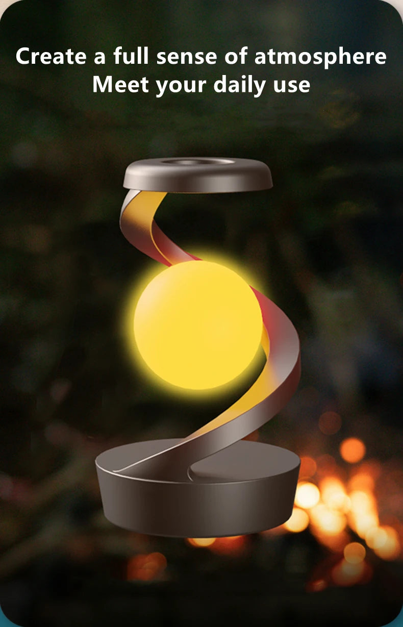 Floating RGB Table Lamp - 15W Wireless Charger