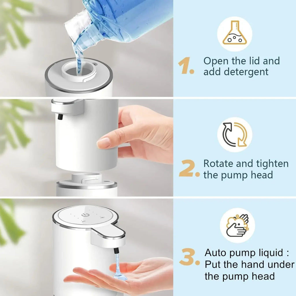 Touchless Soap Dispenser - USB Rechargeable Sensor
