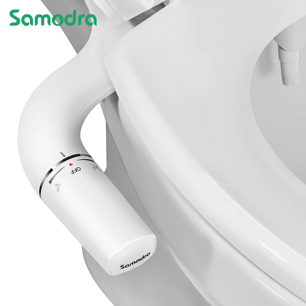 SAMODRA Ultra-Slim Bidet - Dual Nozzle Attachment
