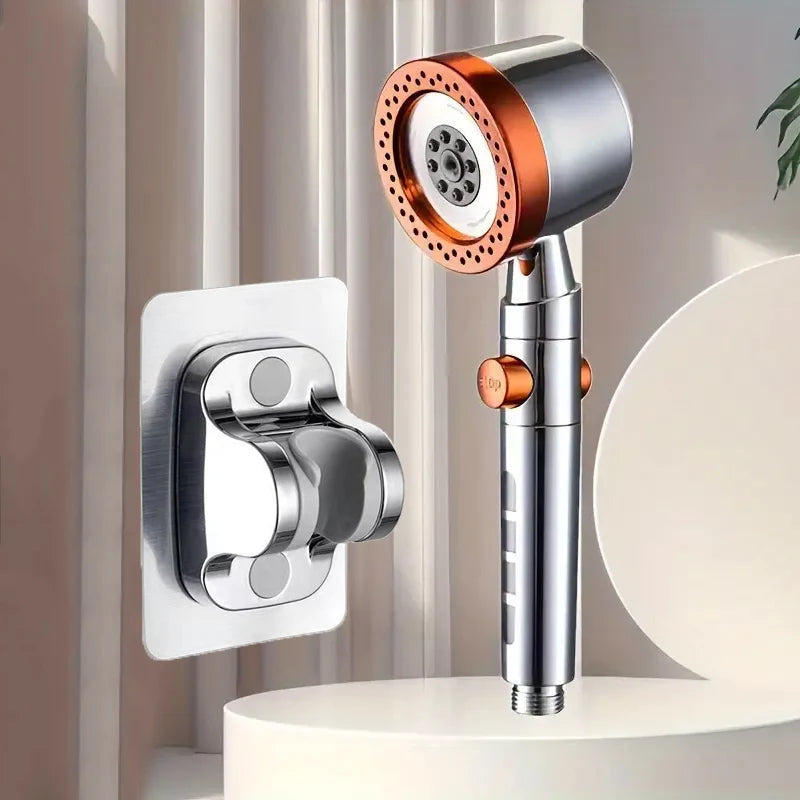 High Pressure Filter Shower Head – 5 Modes, One-Button Stop