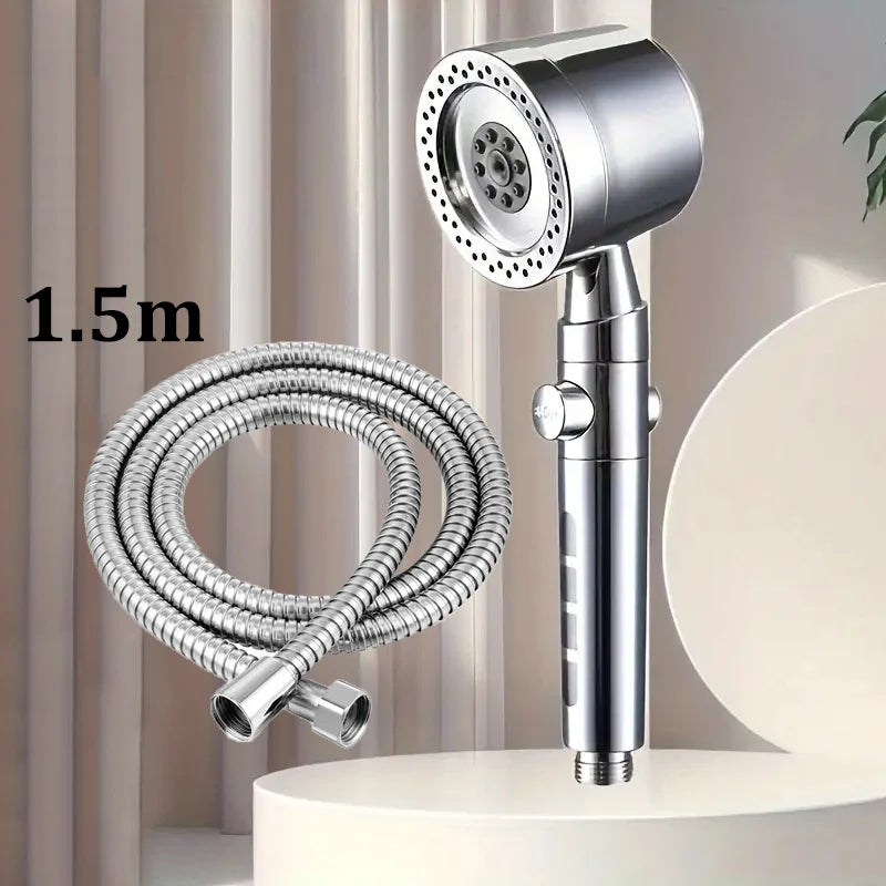 High Pressure Filter Shower Head – 5 Modes, One-Button Stop