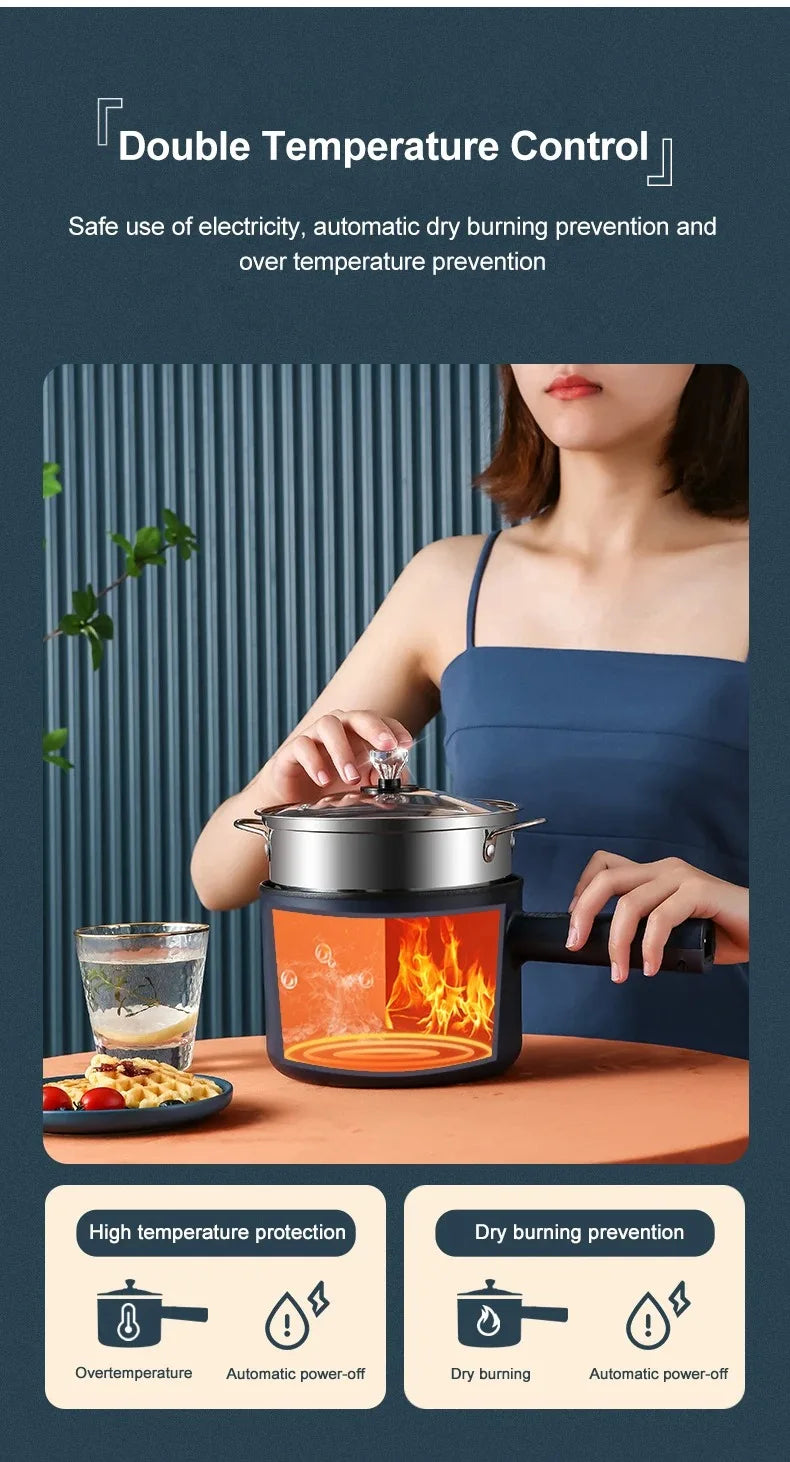 Mini Electric Hot Pot Rice Cooker - 220V