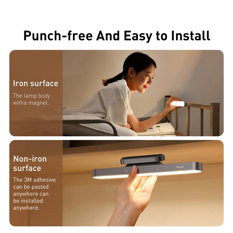 Baseus Magnetic LED Desk Lamp - Rechargeable Cabinet Light