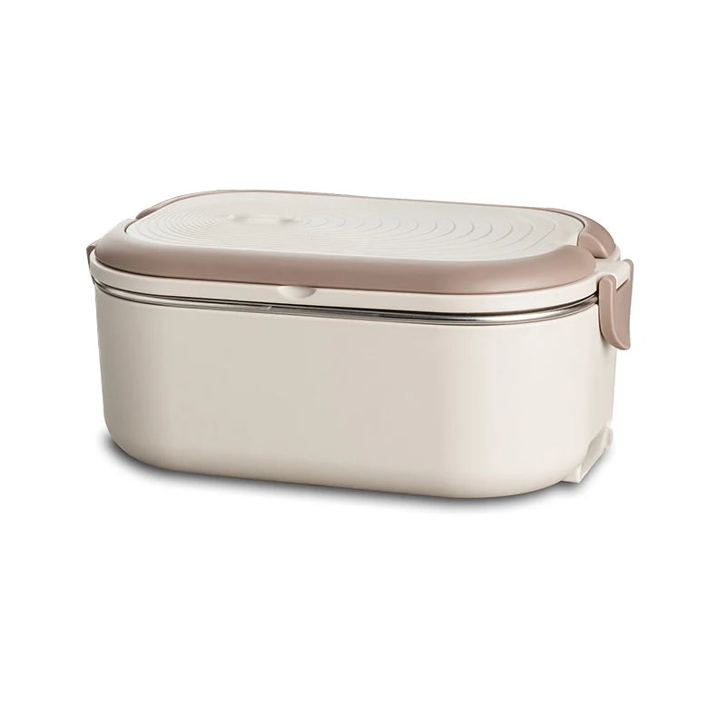 1L Electric Lunch Box - Stainless Steel Food Warmer