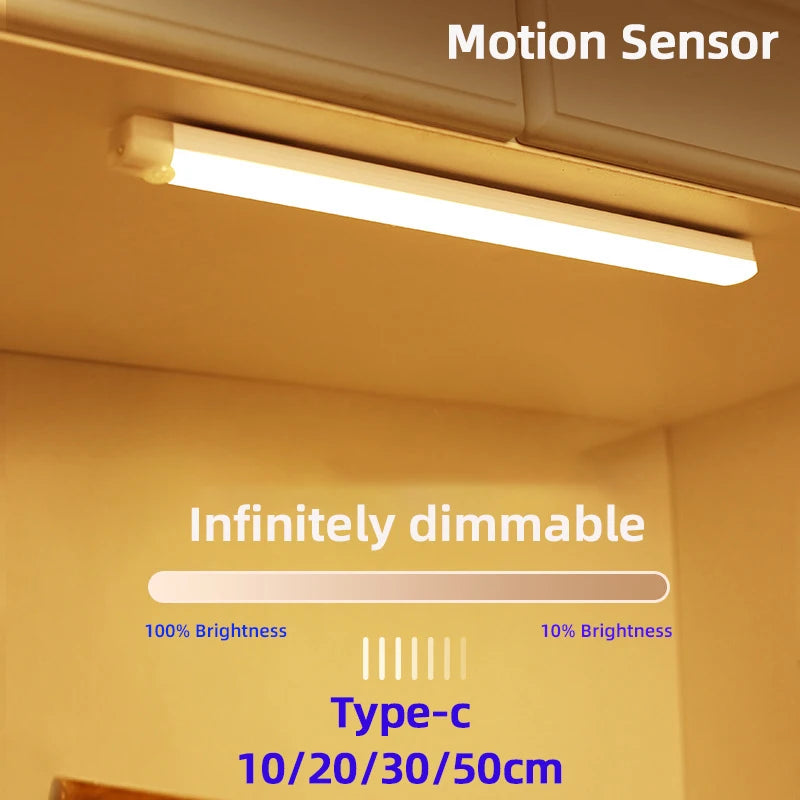 USB-C Motion Sensor Night Light - Rechargeable LED