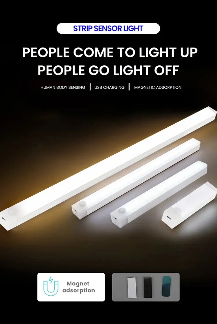 USB-C Motion Sensor Night Light - Rechargeable LED