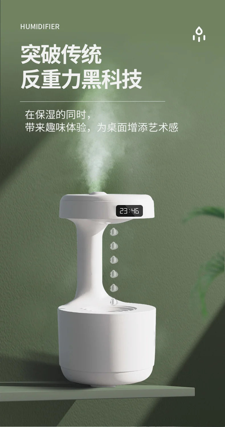Floating Ultrasonic Humidifier - LED Cool Mist