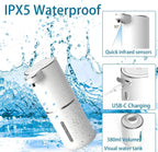 Automatic Touchless Foam and Liquid Soap Dispenser, USB Rechargeable Infrared Sensor Dispenser for Bathroom and Kitchen