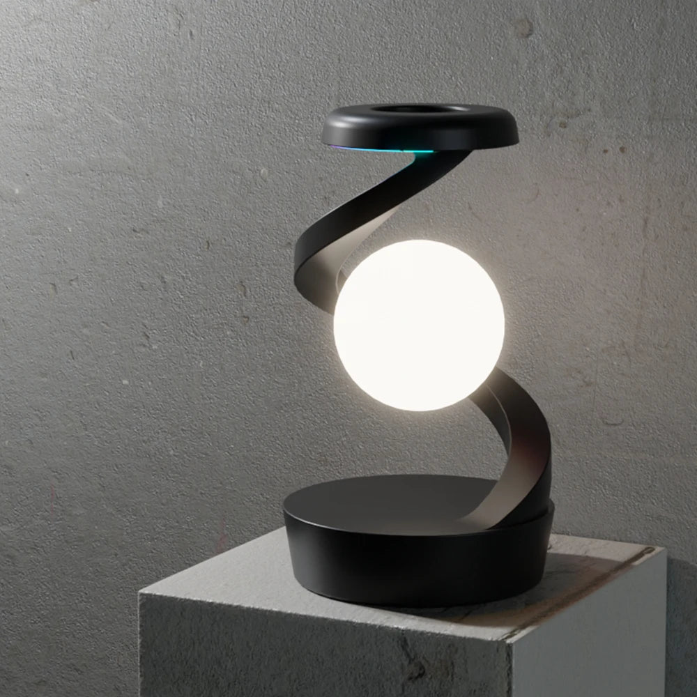 Floating RGB Table Lamp - 15W Wireless Charger