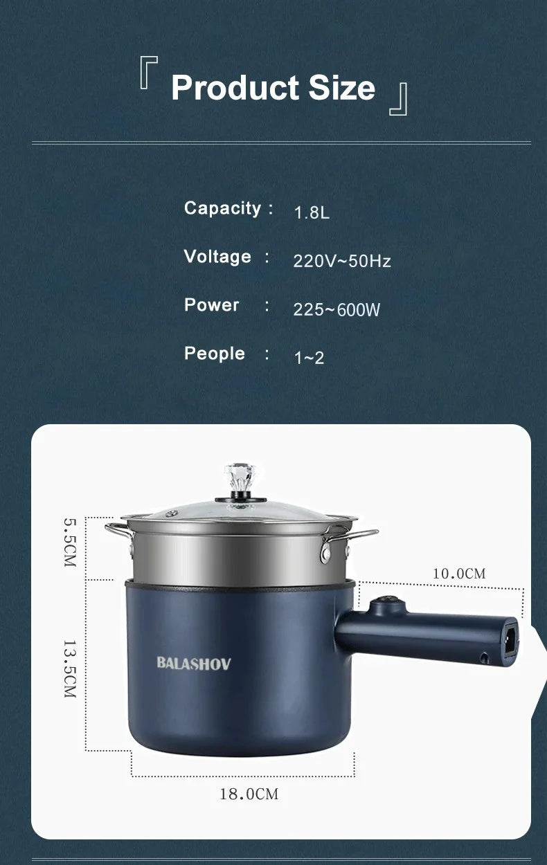 Mini Electric Hot Pot Rice Cooker - 220V