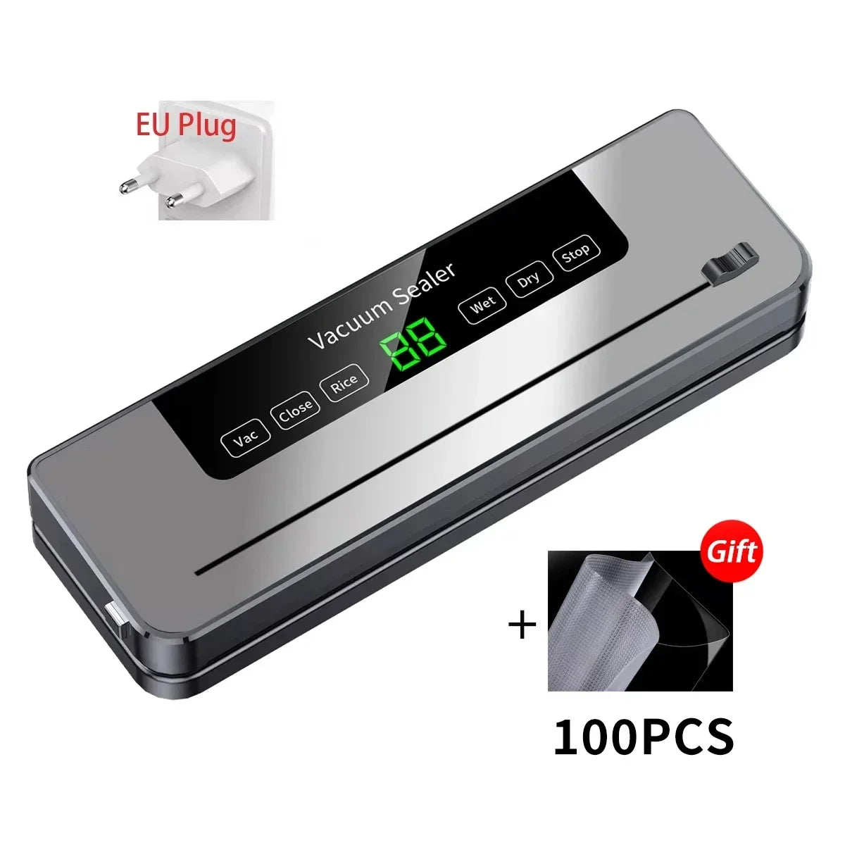 Automatic Vacuum Sealer - Dry/Wet Food Storage