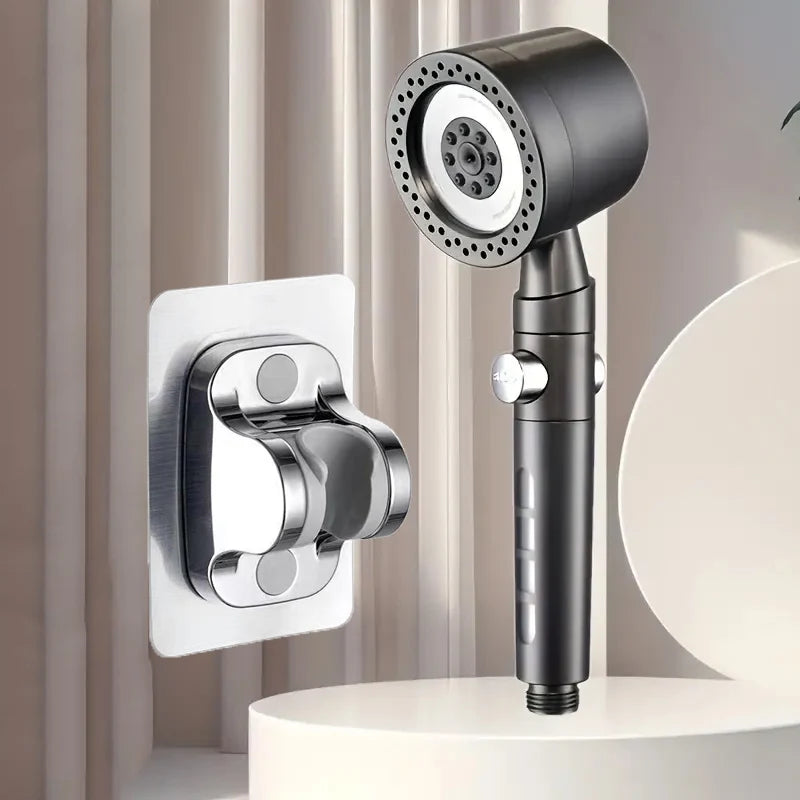 High Pressure Filter Shower Head – 5 Modes, One-Button Stop