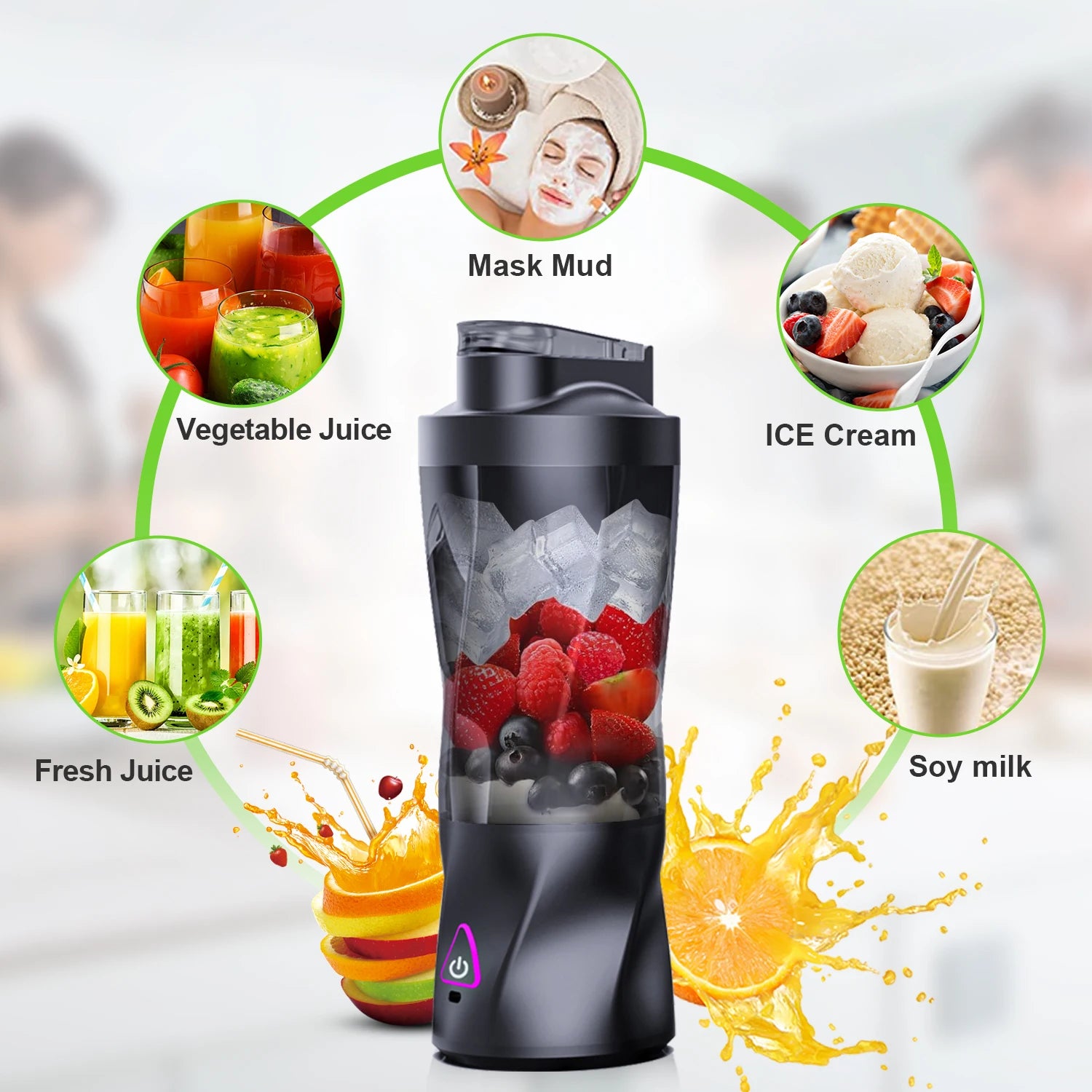 Portable USB Juicer Blender - 700ml