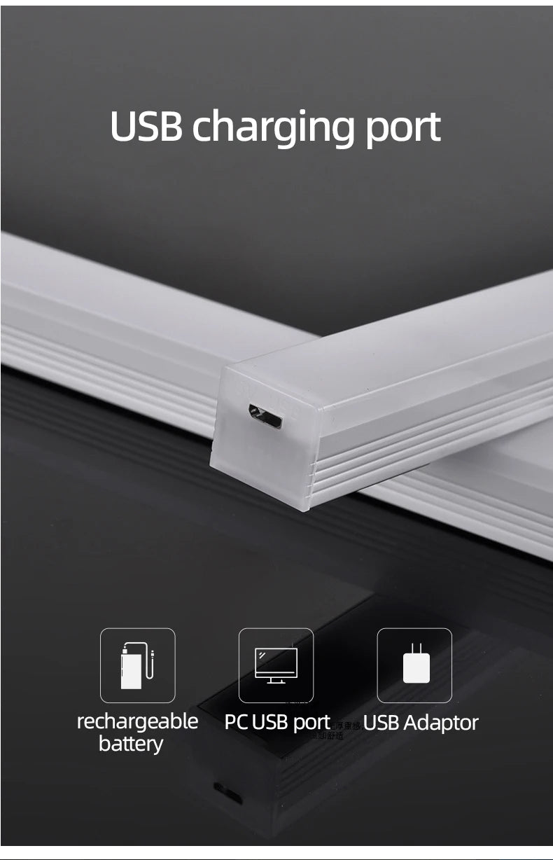 USB-C Motion Sensor Night Light - Rechargeable LED