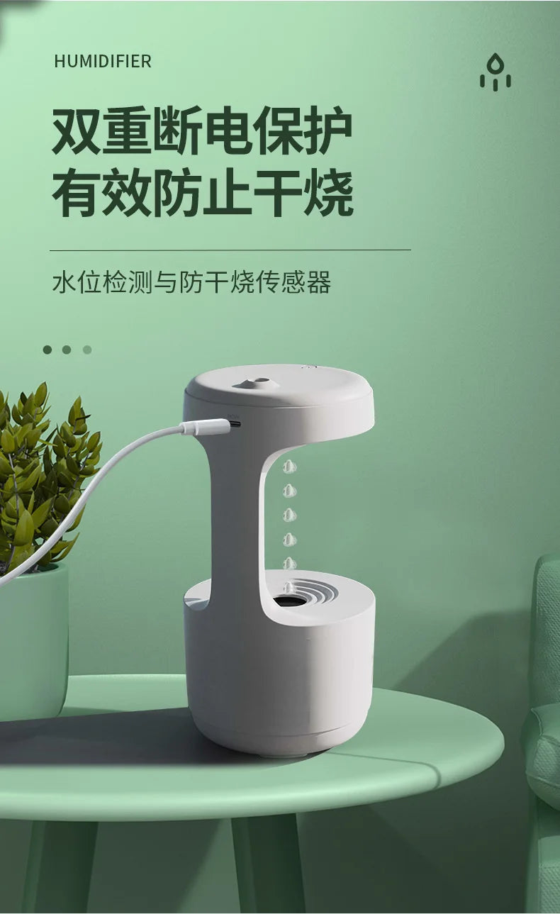 Floating Ultrasonic Humidifier - LED Cool Mist