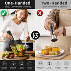 Electric grinder one handed versus two handed comparison