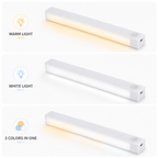Warm light white light and 3 colors in one options for USB-C motion sensor night light