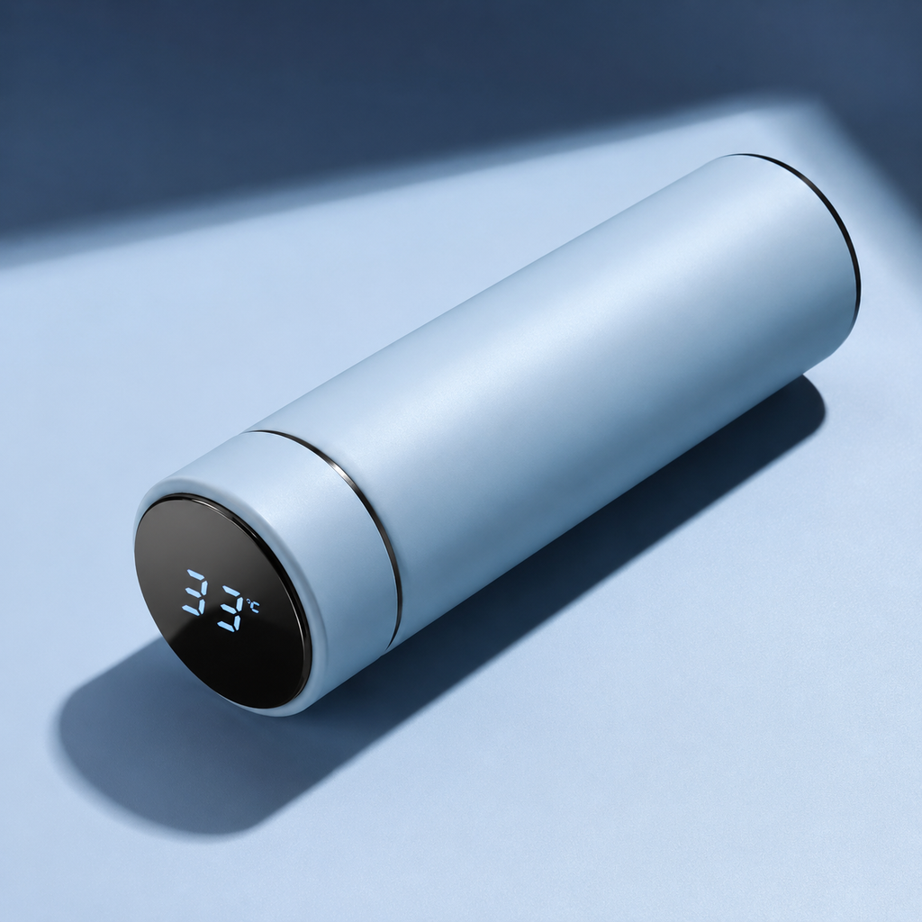 Blue thermos product image